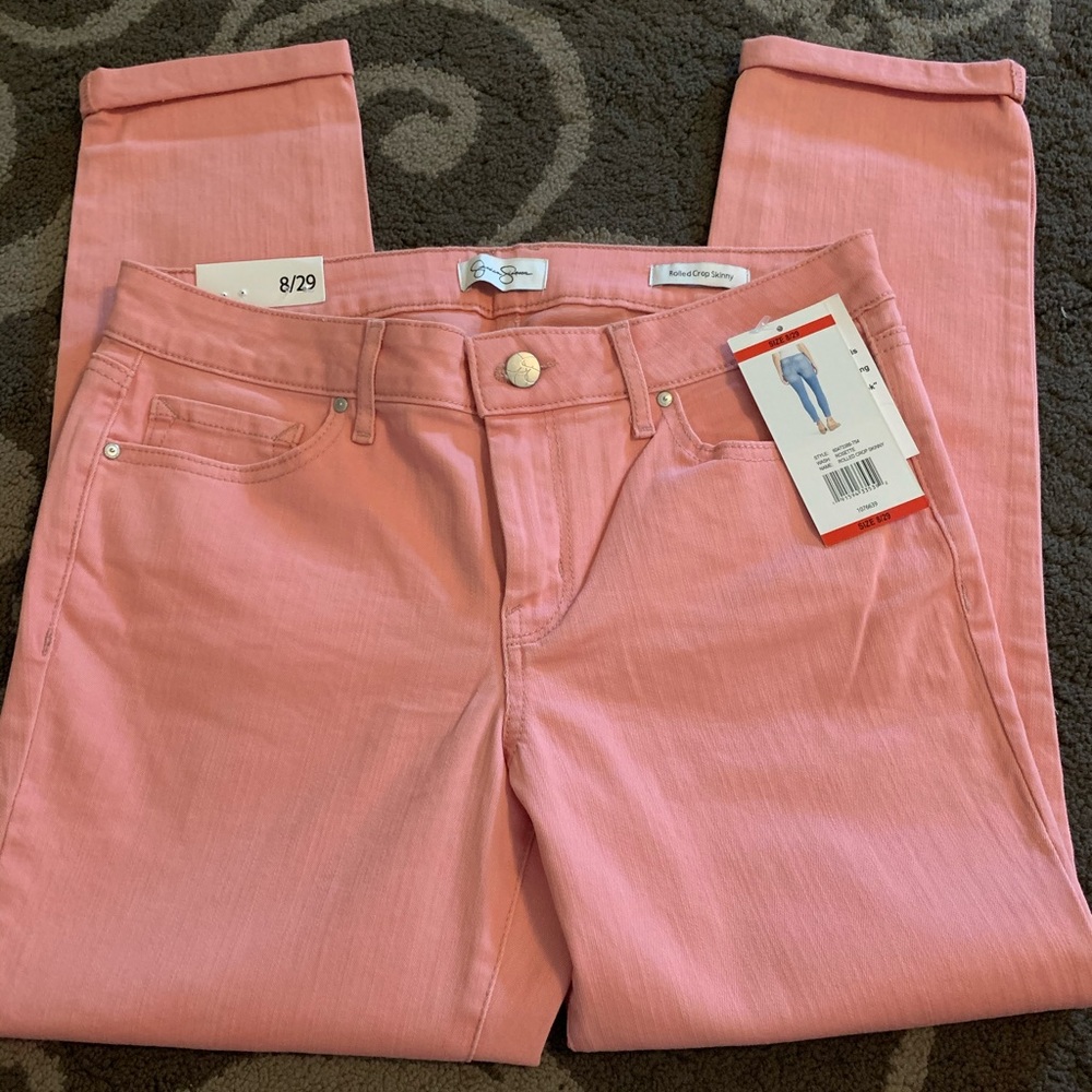 Jessica Simpson Rolled crop Skinny Jeans